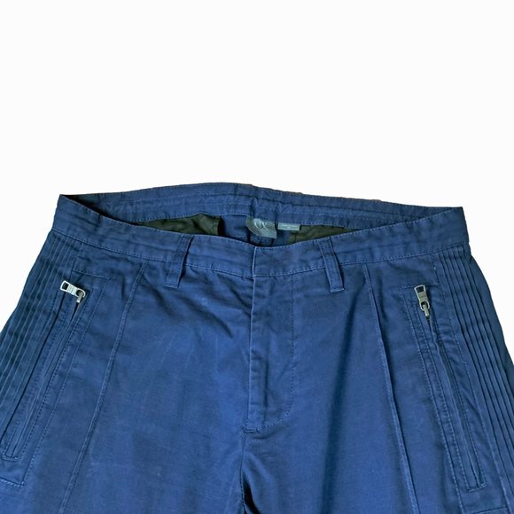 AlX‎ ARMANI EXCHANGE Side Pleated Crop Chinos - Picture 5 of 9